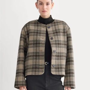 Everlane cocoon coat charcoal/plumTAKING THIS OFF MY POSHMARK TOM OFFER OR BUY!